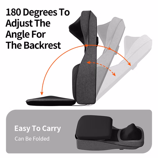 Best Portable Electric Shiatsu Lower Body Lumbar Waist Massage Cushion with Heat Car Seat Back Massage